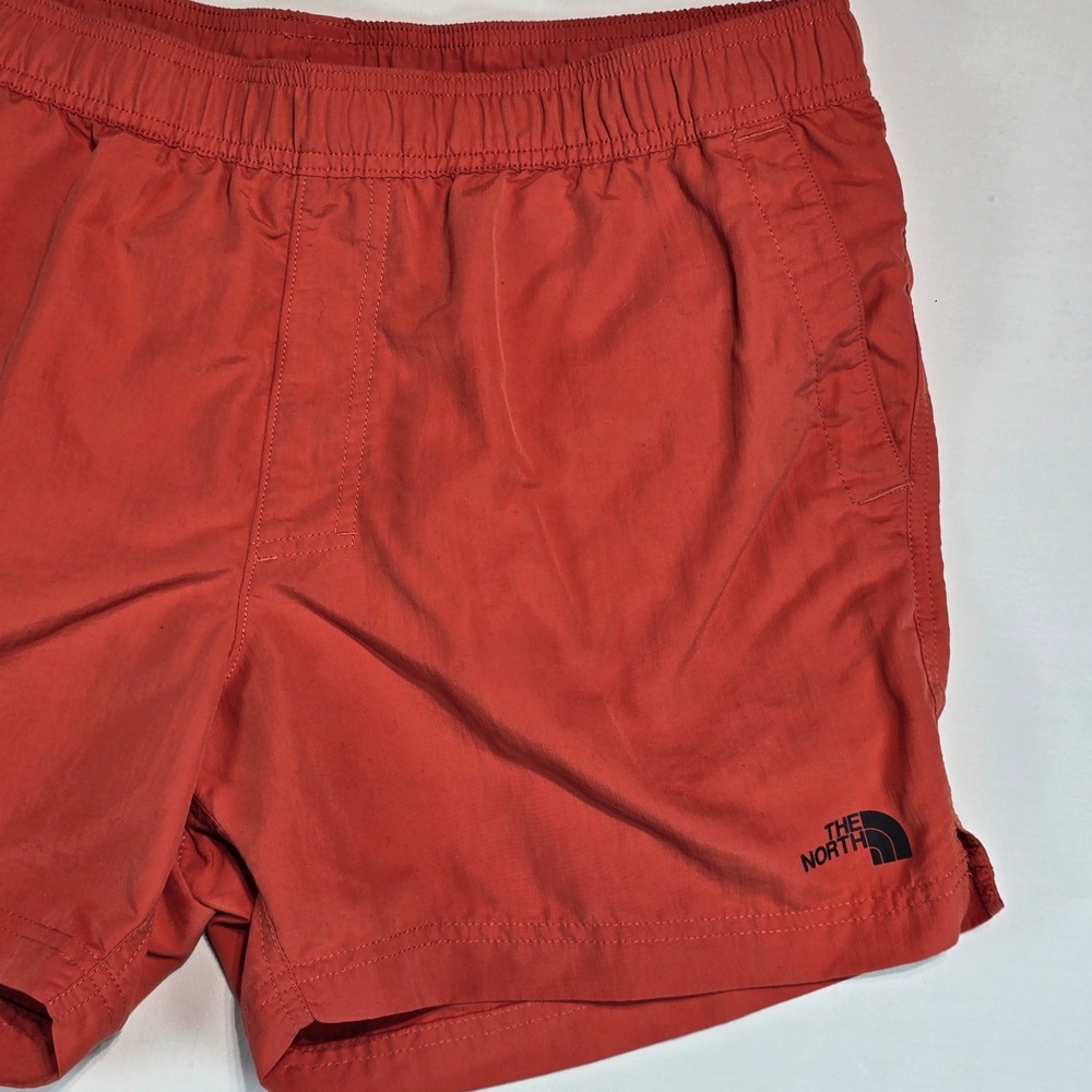 The North Face Mens Class V Water Shorts Orange Red Mesh Liner NF0A2UNJ Large - Picture 4 of 15
